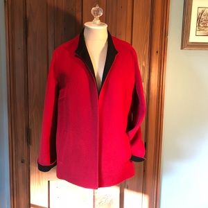 Red jacket